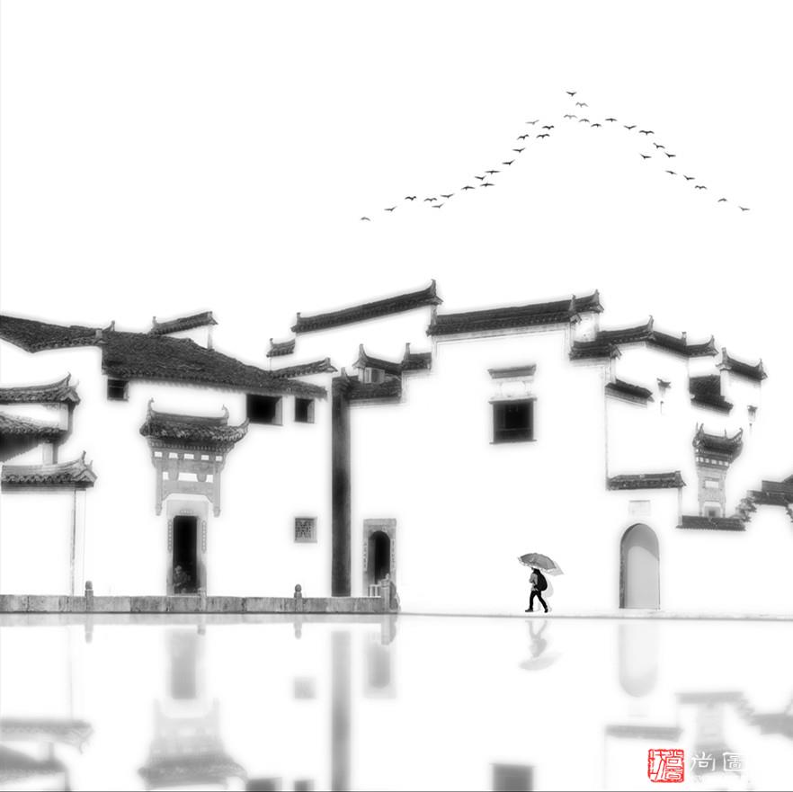 《徽州寻梦》 摄影:陈翊雄 黑白照片开放组 PSHK铜牌.jpg